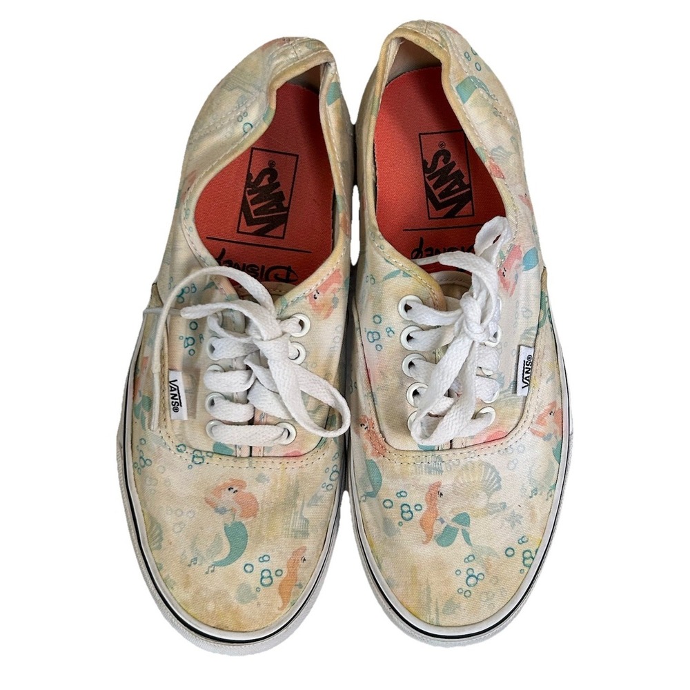 VANS Little Mermaid Disney Ariel Shoes Limited Edition Women 8.5/ Men 7